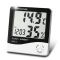 HTC-1 Lcd Display Digital Room Temperature & Humidity Meter Clock.
