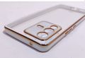 Vivo V23 5G / S12 - All Around Solimo Chrome Silicone Electroplating Full Protection New Fashion Classic Skin High Quality Protective Stylish Creative Transparent TPU Phone Back Case Cover With Camera Protection. 