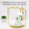 Coffee Cups Holder Stand Coffee Cup Display Hanger Rack Cup Plate Organizer 1 Piece.