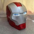 Hot Toys Marvel Avengers Iron Man Helmet Adult Child Model Cosplay 1:1 Light Led Ironman Mask Action Figure Toys Children Gift.