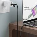 MCDODO 4 in 1 60W PD USB/Type-C/ Lightning Fast Charging Cable Multi-Function Fast Charger For iphone 12 Huawei Xiaomi Tablets.