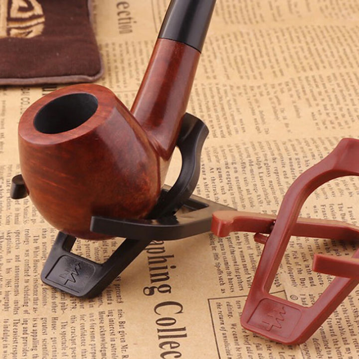 (New)AB Black Tabletop Bracketstand 1PC New Cigar Pipe Rack Accieorie ...