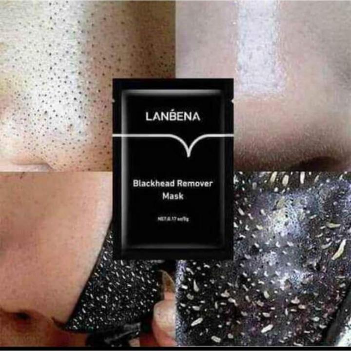 Lanbena Black Head Remover_Mask - 4 pieces