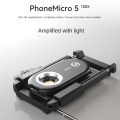 Phone Microscope Lens, 100X Phone Lens Nano Zoom for Android/ with LED UV Light/CPL/Universal Clip 100X. 