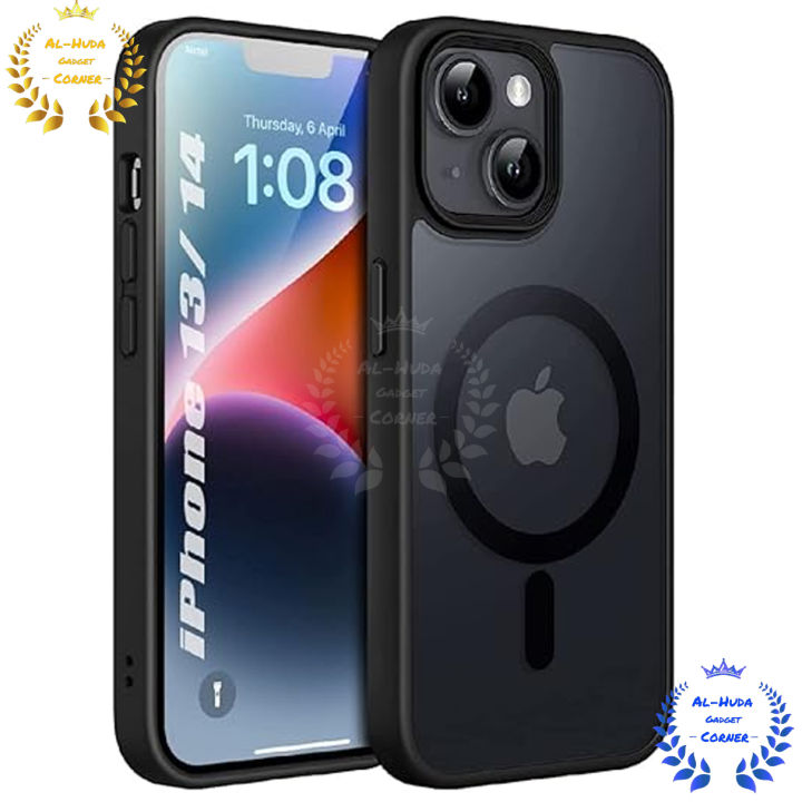 Shockproof & Transparent Crystal Clear Back Cover Case / Matte Protective Lens Flexible Back Cover for Apple iPhone 13 / iPhone 13 Mini | Slim Silicone Cover with Soft Lining Shockproof Full Body Bumper Case