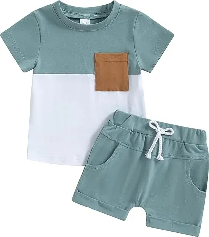 Baby%20Boy%20girl%20Summer%20Short%20Sleeve%20T-shirt%20Tee%20Shorts%202%20Pcs%20Outfits%20Set%20used%20children%20baby%20comfortable%20T-shirt%20and%20pant%20for%20boys%20girls%20-%20Image%209