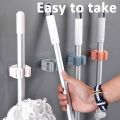 Wall Mounted Mop Organizer Holder Brush Broom Hanger Home Storage Rack Bathroom.