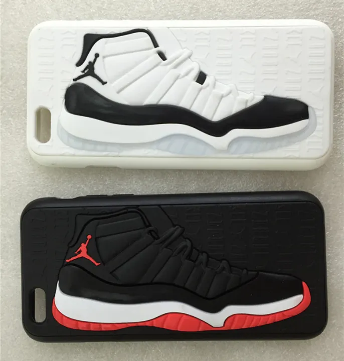 Trendy shell AJ Jordan case Suitable for Apple 11 iPhone12pro Three-Dimensional Sole Jordan Phone Case