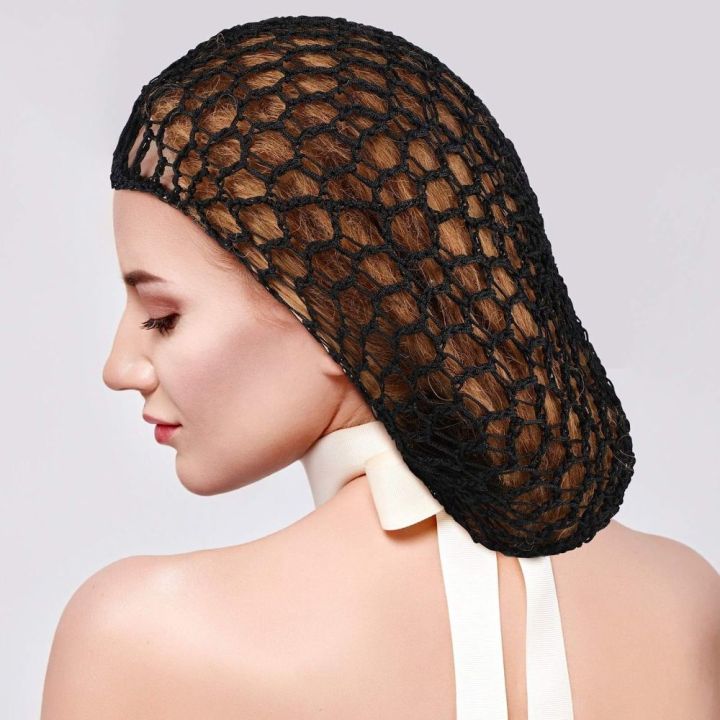 Fashion%20Handmade%20Mesh%20Hair%20Net%20Turban%20Hat%20Chemo%20Hats%20Black%20Wig%20Caps%20Night%20Cap%20Comfortable%20Crochet%20Hair%20Snood%20for%20Sleeping%20-%20Image%207