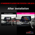 ANDROID PLAYER FOR TOYOTA C HR CAR PLAYER FOR CHR, CAR ANDROID PLAYER.