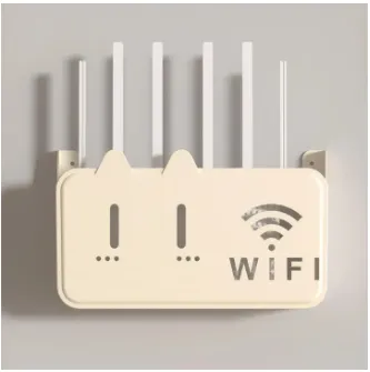 Modem Router Cute WiFi Router Storage Box Wall Mounted Cute Cat Design | Cable Organizer ...
