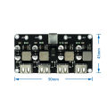 USB QC3.0 QC2.0 USB DC-DC Buck Converter Charging Step Down Module 6-32V 9V 12V 24V to Fast Quick Charger Circuit Board 5V. 