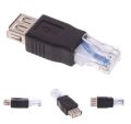 Ethernet RJ45 Male to USB Female Connector Converter Adapter. 