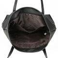 Cross-border new women's tote bag 2021 Korean version large-capacity shoulder bag, Oxford cloth spliced soft leather handbag.