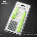 Jinhao 619 Fountain Pen Set with Black Ink - Medium Nib, Snap Cap Closure for School & Office Writing Supplies - Ideal Graduation Gift, Pen Set, Replaceable Ink. 