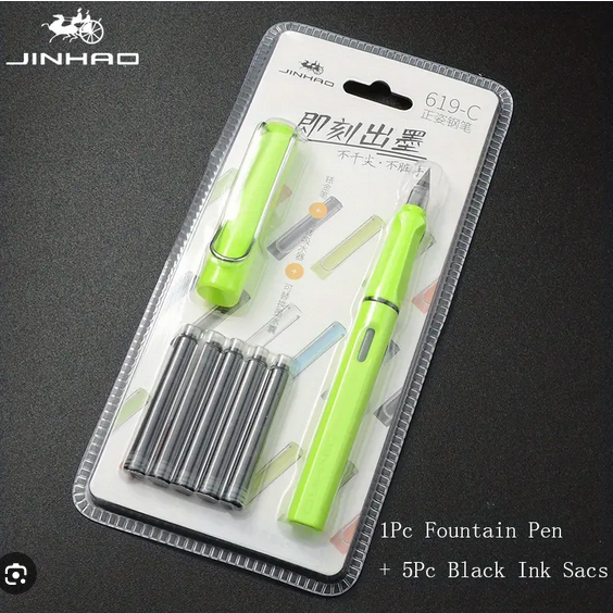 Jinhao%20619%20Fountain%20Pen%20Set%20with%20Black%20Ink%20-%20Medium%20Nib,%20Snap%20Cap%20Closure%20for%20School%20&%20Office%20Writing%20Supplies%20-%20Ideal%20Graduation%20Gift,%20Pen%20Set,%20Replaceable%20Ink%20-%20Image%205