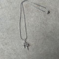 Y2K Star Pendant Frosted Beads Necklace For Women Korean Fashion Whole Titanium Steel Snake Chain Necklaces Jewelry Accessories. 