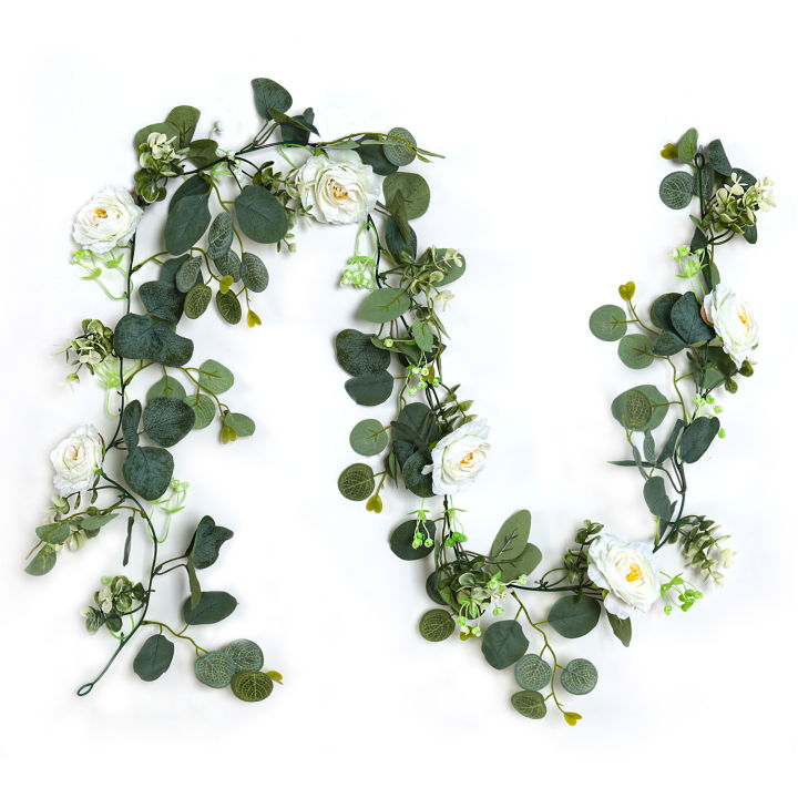 Happy%20night%201pc%20Artificial%20Eucalyptus%20Leaves%20Greenery%20Garland%20Faux%20Plant%20Spring%20Vines%20with%20White%20Flowers%20Berries%20for%20Wedding%20Home%20Party%20Deco%20-%20Image%206