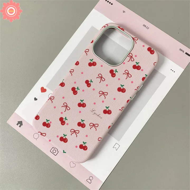 Cute%20Red%20Cherry%20Case%20For%20Realme%20C15%20C67%20C20%20C53%20Note%2060%2050%20C63%20C51%20C11%20C35%20C55%20C25%20C31%20C17%20C65%20C30%20C21Y%20C25Y%205s%205%206i%207i%2011%205i%2012%20C61%20C3%20C21%20Narzo%2020%20Cartoon%20Bow%20Knot%20Leather%20Case%20-%20Image%206