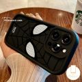 MissConnie Cool Cartoon Spider-Man Phone Cover Compatible For IPhone 16 13 11 15 14 12 Pro Max 7Plus X XR 7 6 15 8 6S Plus XS MAX SE 2020 Trend Brand Anime Marvel Angel Eyes Shockproof Soft Case. 
