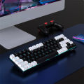 V800 Mechanical Gaming Keyboard LED Backlit Compact 68 Keys Mini Wired Office Keyboard For Laptop PC Gamer.