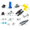 DIY Technical Parts Changeover Catch Building Blocks 32034 32015 32014 2853 3713 57515 14720 87082 MOC Bricks Educational Toy.