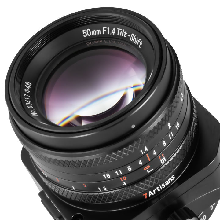 7artisans 50mm Tilt-Shift Aps-C Lens 2-In-1 Multi-Function for Sony  E,Fuji X,M4/3 Mount Camera