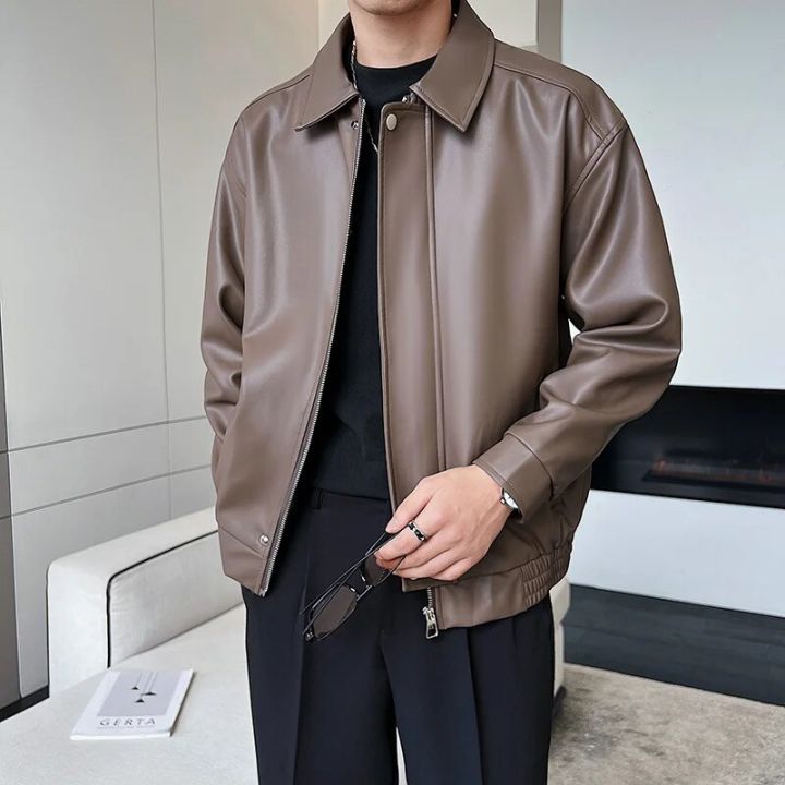 White%20Khaki%20Black%20Leather%20Jacket%20Men%20Slim%20Fashion%20Casual%20Motorcycle%20Jacket%20Mens%20Streetwear%20Korean%20Hip-hop%20Bomber%20Jacket%20Men%20Coat%20-%20Image%204