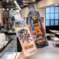 【In-Stock】 Naruto 500ml/750ml Graduated Water Cup Plastic Portable Water Bottle Uchiha Sasuke High Temperature Resistant Anti Drop Cup. 