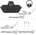 Stereo Headset Adapter for Xbox One Xbox Series X|S Controller - Adjust Audio Balance (Game Sound Voice Chat), Volume, Mic.
