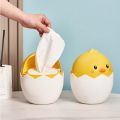 Creative Little Cute Animal Desktop Trash Can Home Cute Plastic Storage Bucket Office Study Clamshell Trash Bucket Tissue Box.