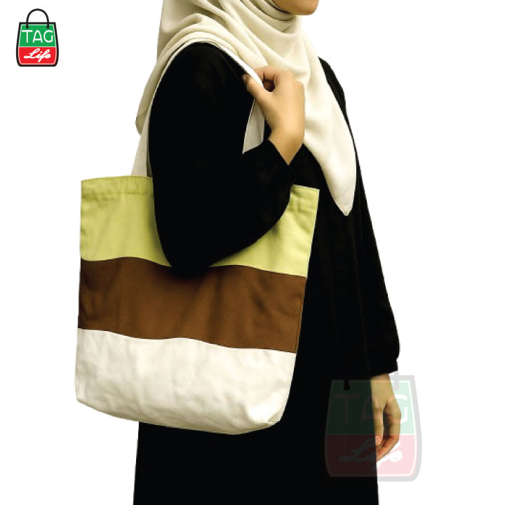 TAG%20Lifestyle%20Multicolor%20Canvas%20Tote%20Bag/Fashionable%20Mixed%20Color%20Tote%20Bag%20With%20Zipper%20Enclosure%20for%20girls%20For%20University/College/Trendy%20Fashionable%20Women%20-%20Image%207