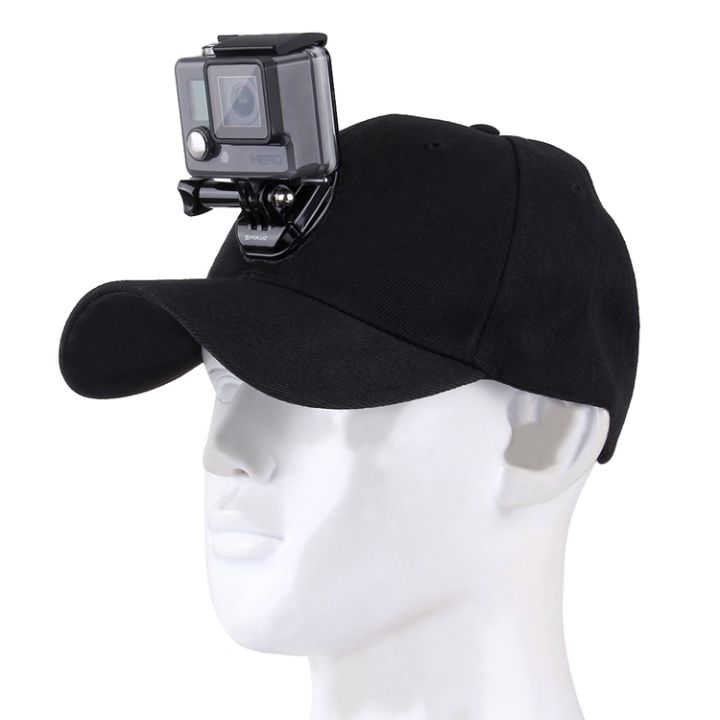 for Go Pro Accessories Canvas Baseball Hat Cap W/ J-Hook Buckle Mount Screw for GoPro HERO 9/87/6/5/4 Session Action Camera