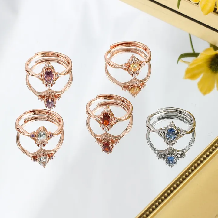 Disney%20Princess%20Collection%20Metal%20Ring%20Snow%20White%20Cinderella%20Ariel%20Cartoon%20Ring%20Jewelry%20Accessories%20Gifts%20For%20Girls%20Kids%20Toys%20-%20Image%202