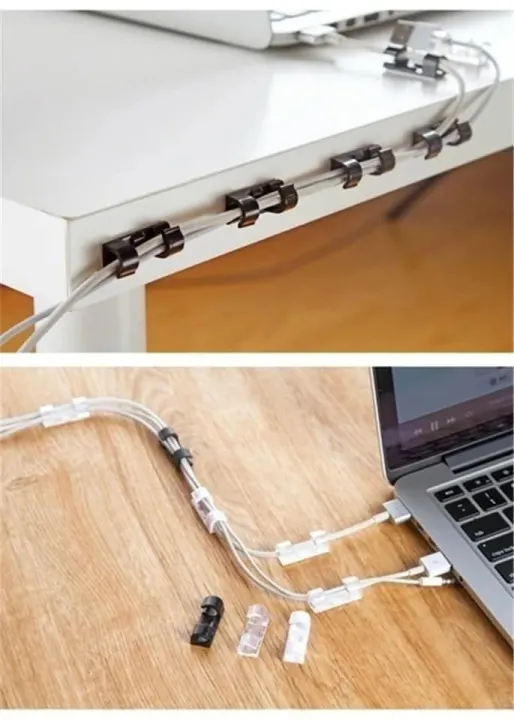 20pcs%20Charging%20Wire%20Holder%20Mini%20Easy%20to%20Use%20Adhesive%20Cable%20Organizer%20Durable%20-%20Image%208