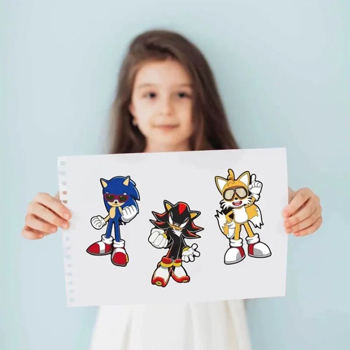 Hedgehog%20Sonic%20Action%20Chart%20Manual%20Sticker%20Cartoon%20Anime%20Sonic%20Parent%20Child%20Interactive%20DIY%20Puzzle%20Toy%20Children's%20Birthday%20Gift%20-%20Image%205