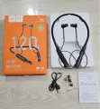 Hoco ES62 Pretty Dual Play Mode Wireless Bluetooth V5.3 Neckband Headsetss with Powerful Bass / Music Time 120 Hours.