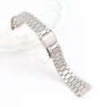 Fine Steel Watchband for CASIO A158 / A159 / A168 /A169 /B650 /AQ230/ 700 Classic Small Square Silver Block 18mm Metal Strap.