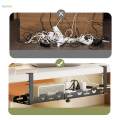 Under Desk Cable Organizer No Damage to Desk Under Desk Cable Rack Desk Wire Management 50cm. 