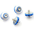 4pcs Isolation Grommet 450712-001 Mute Mounting Blue Screws For HP 3.5 HDD DC7800 DC7900 8000 8100 Z400 Z600 Screws.