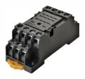 Omron PYF14A 14-Pin Relay Socket for DIN Rail and Surface Mounting.