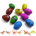 I Love Daddy&Mummy 10 Pcs/Set Colorful Water Hatching Inflation Dinosaur Egg Watercolor Cracks Grow Egg Funny Toys. 