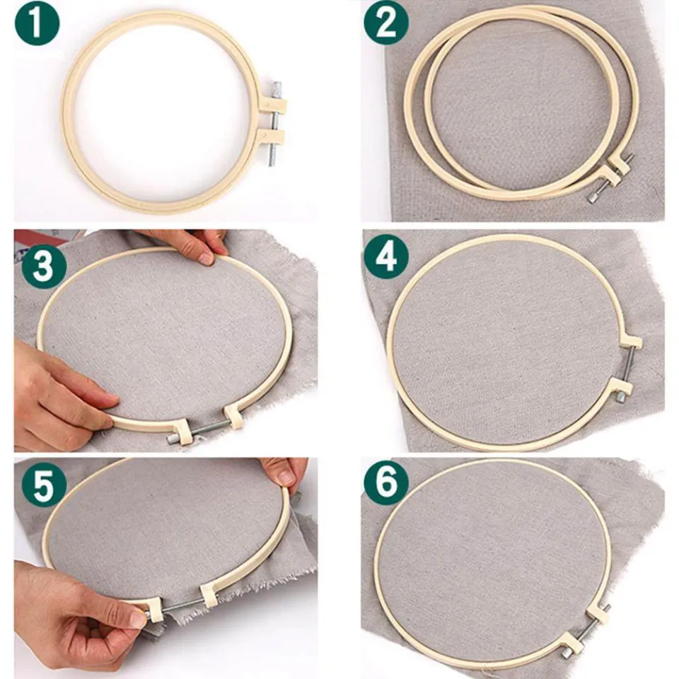 Embroiday Rings Embroidery Ring SENJEOK 30PCS 6 Inch Embroidery Hoops, Cross Stitch ...
