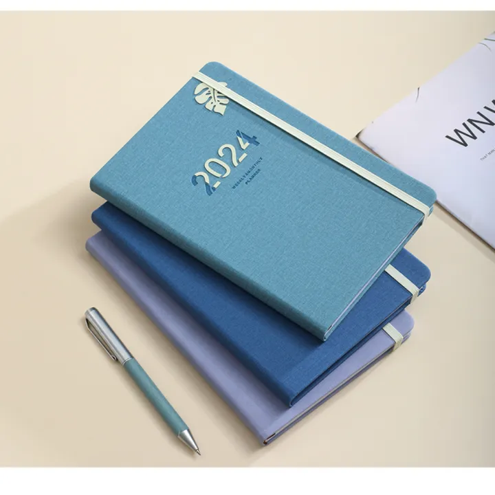 English%202024%20Planner%20Diary%20Versatile%20Paper%20A5%20A5%20Strap%20Notebook%20Hardcover%202024%20Year%20Notepad%20for%20Office%20Supplies%20School%20Supplies%20-%20Image%204