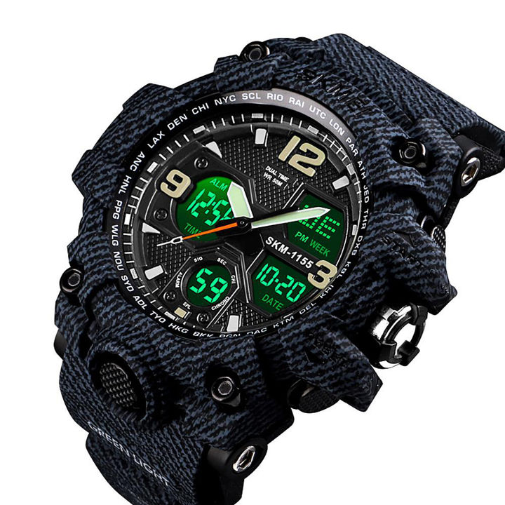 SKMEI%20Sport%20Digital%20Chronograph%20Dual%20Display%20Alarm%2050M%20Waterproof%20EL%20Light%20Watch%20For%20Men%201155B%20-%20Image%203