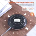 C105 Portable CD Player Bluetooth FM Transmitter Rechargeable CD Player with Touch Button Backlight Display for Home Car Easy to Use. 