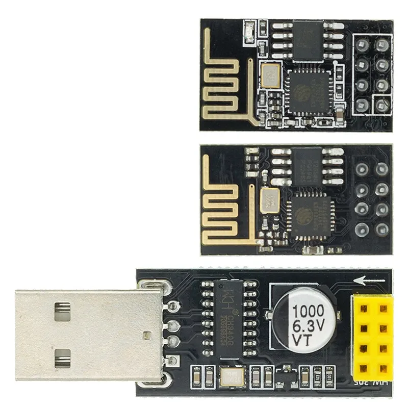 1PCS USB to ESP8266 module ESP-01 ESP-01S USB adapter board wireless ...