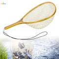 Fishing Landing Net Mesh Net Fishing Nets for Trout Freshwater Kayak Fishing 60cm x 28cm x 25cm. 