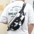 NASAAstronaut Joint Name Fashion Chest Bag Male Spaceman Crossbody Bag Male Student Shoulder Bag Small Backpack Women's Crossbody Bag. 
