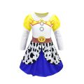 2024 Toy Story Girls Jessie Dress Up Halloween Children Woody Cosplay Costume Party Kids Masquerade Clothes Cowboy Hat Red Scarf. 